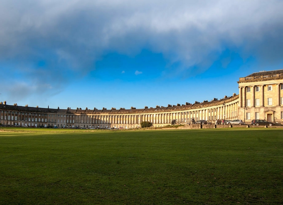 grass outside bath royal cresecent city