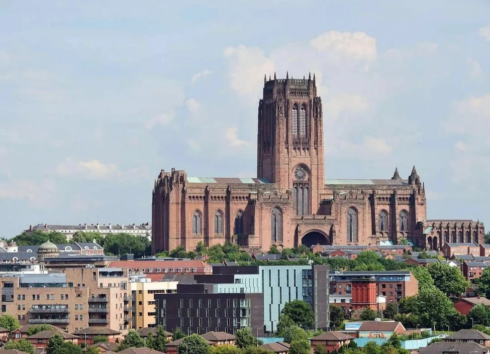 sky view liverpool catherdal travel destination