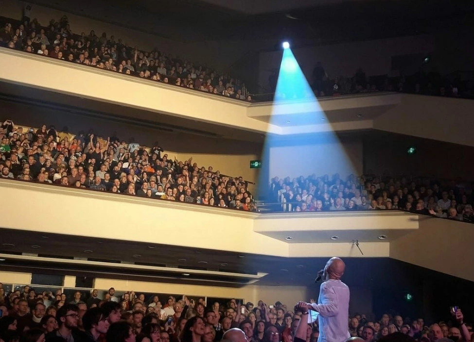 people on seats nottingham concert hall