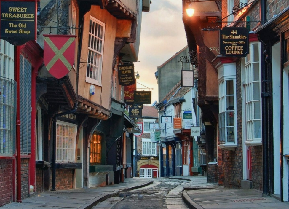 york shambles major city landmark