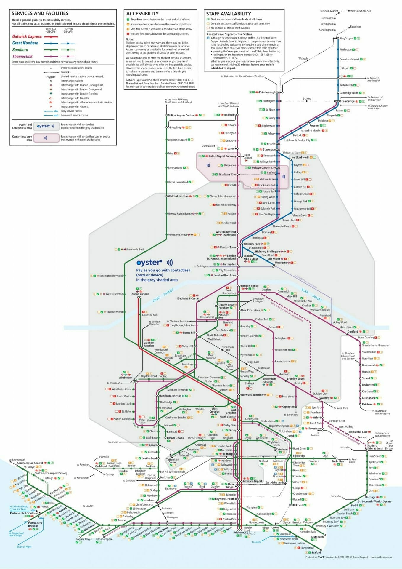 Great Northern Railway Map Great Northern Trains | Split My Fare