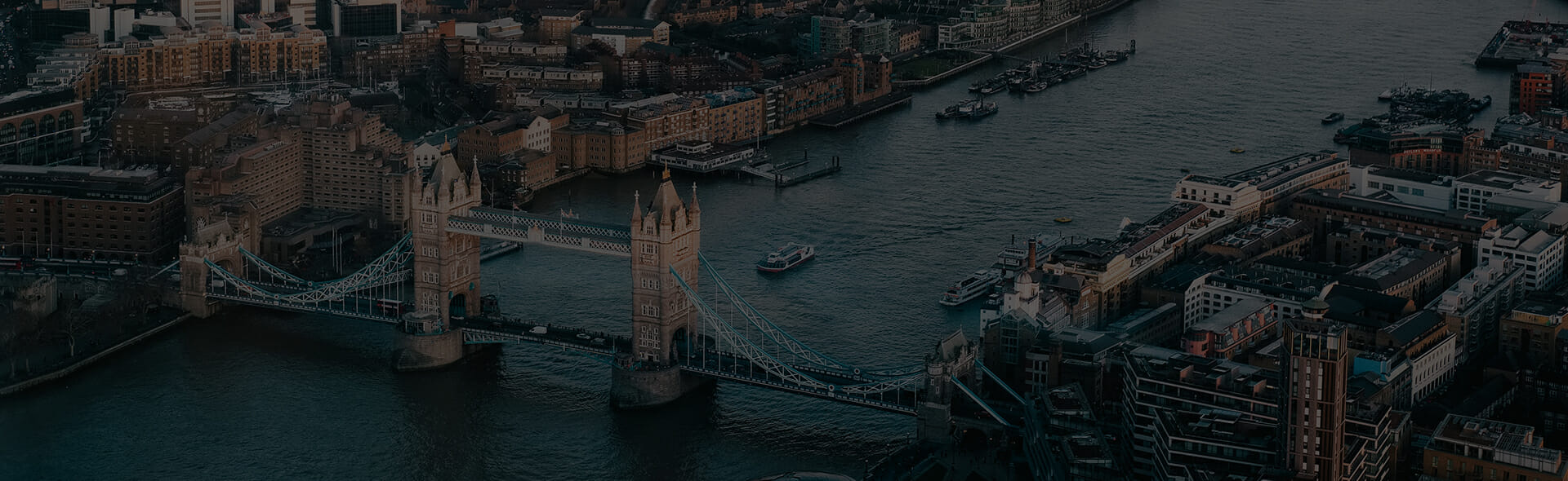 view of london bridge on the river thames from the shard